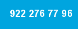 922 276 77 96 922 276 77 96